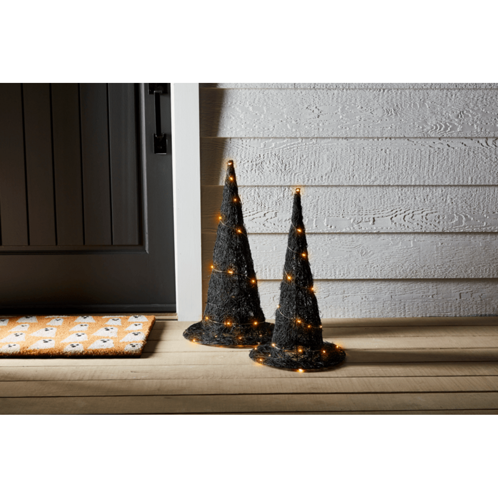 MUD PIE MUD PIE Woven LED Witch Hat - Large