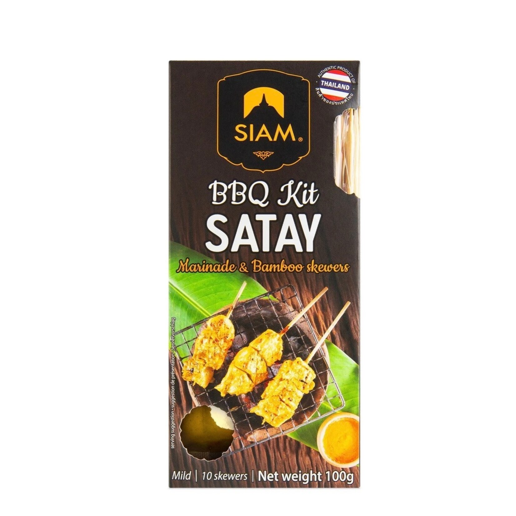 DE SIAM DE SIAM Thai Satay BBQ Kit 100g