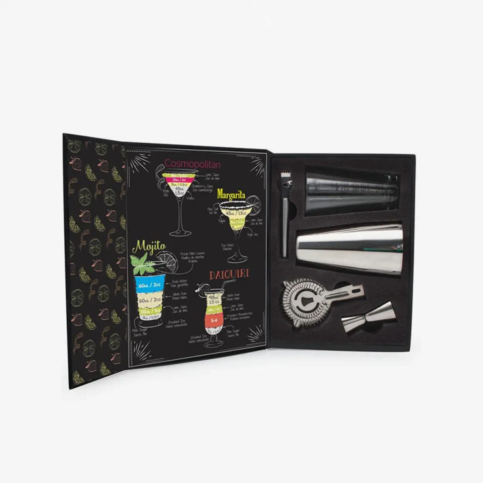 NATURAL LIVING NATURAL LIVING Opera Boston Cocktail Shaker Set