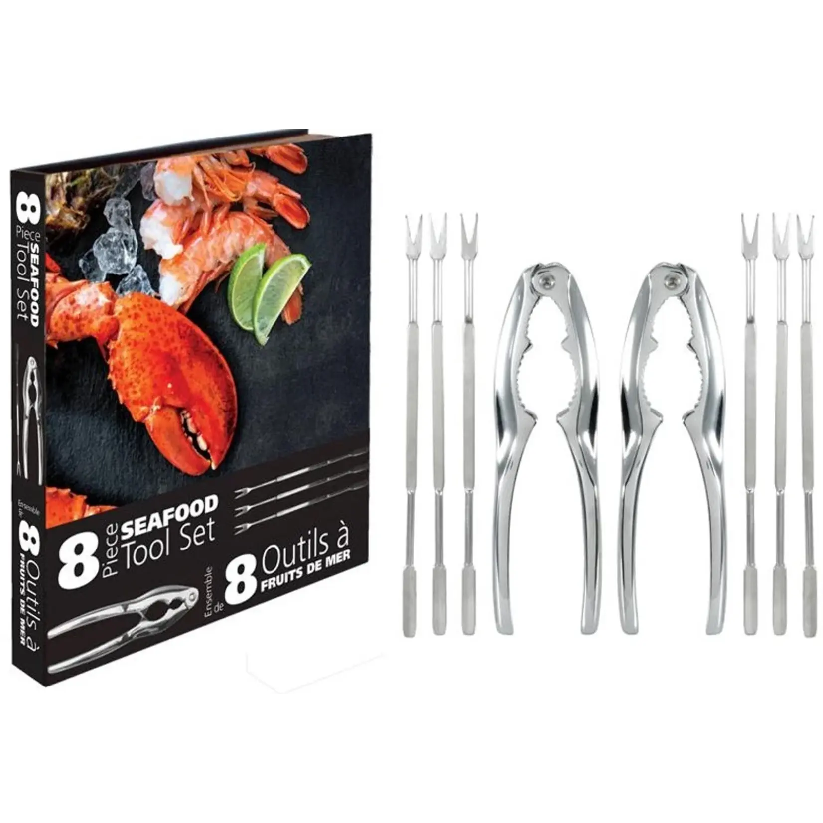 NATURAL LIVING NATURAL LIVING Shellfish Tool Set 8pc