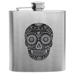 TRUE TRUE Dia De Los Muertor Flask - Stainless Steel