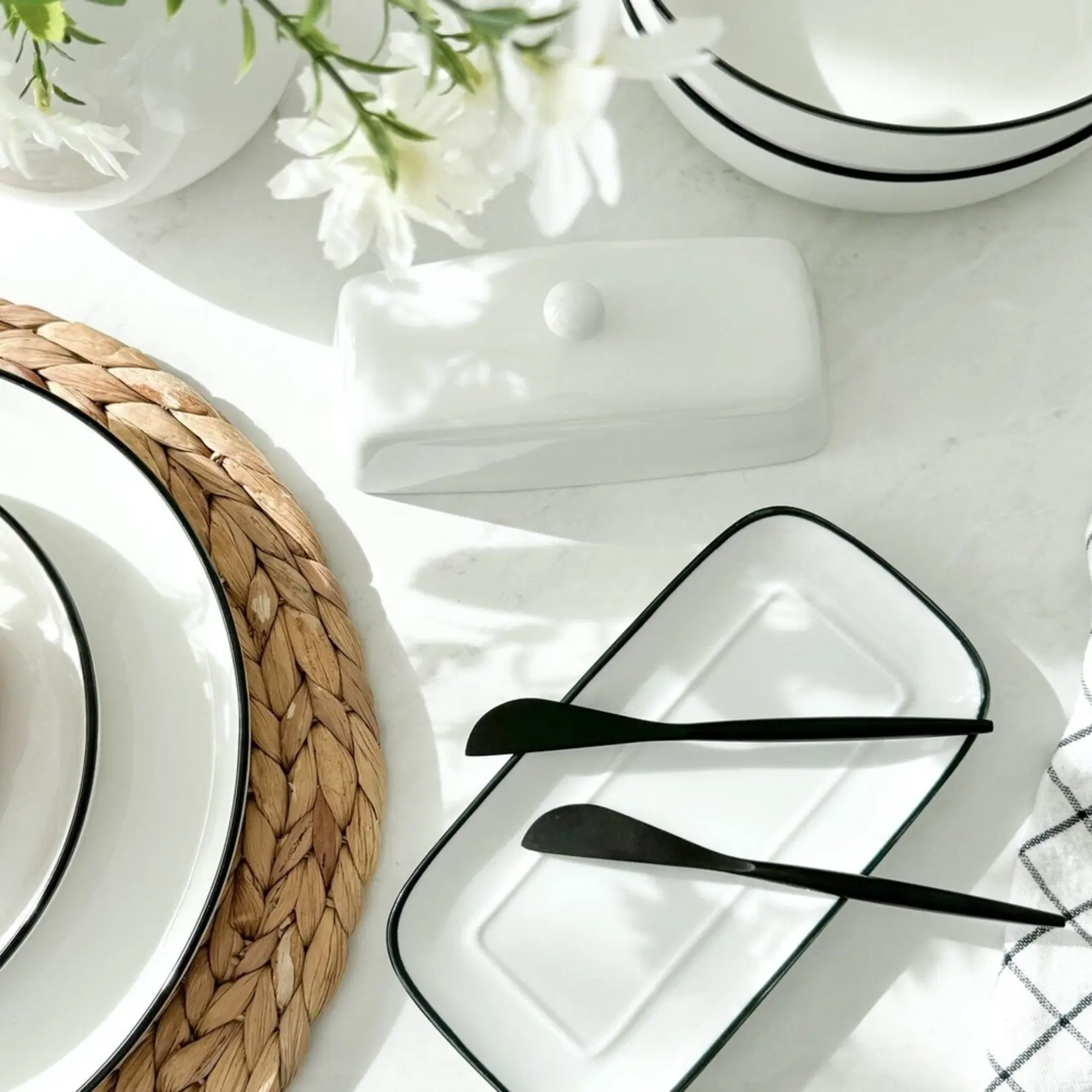 NATURAL LIVING NATURAL LIVING Small Spreader -  Black