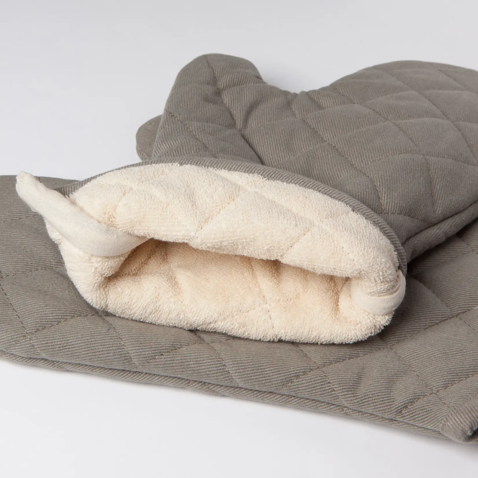 NOW DESIGNS NOW DESIGNS Superior Oven Mitt - London Grey DNR