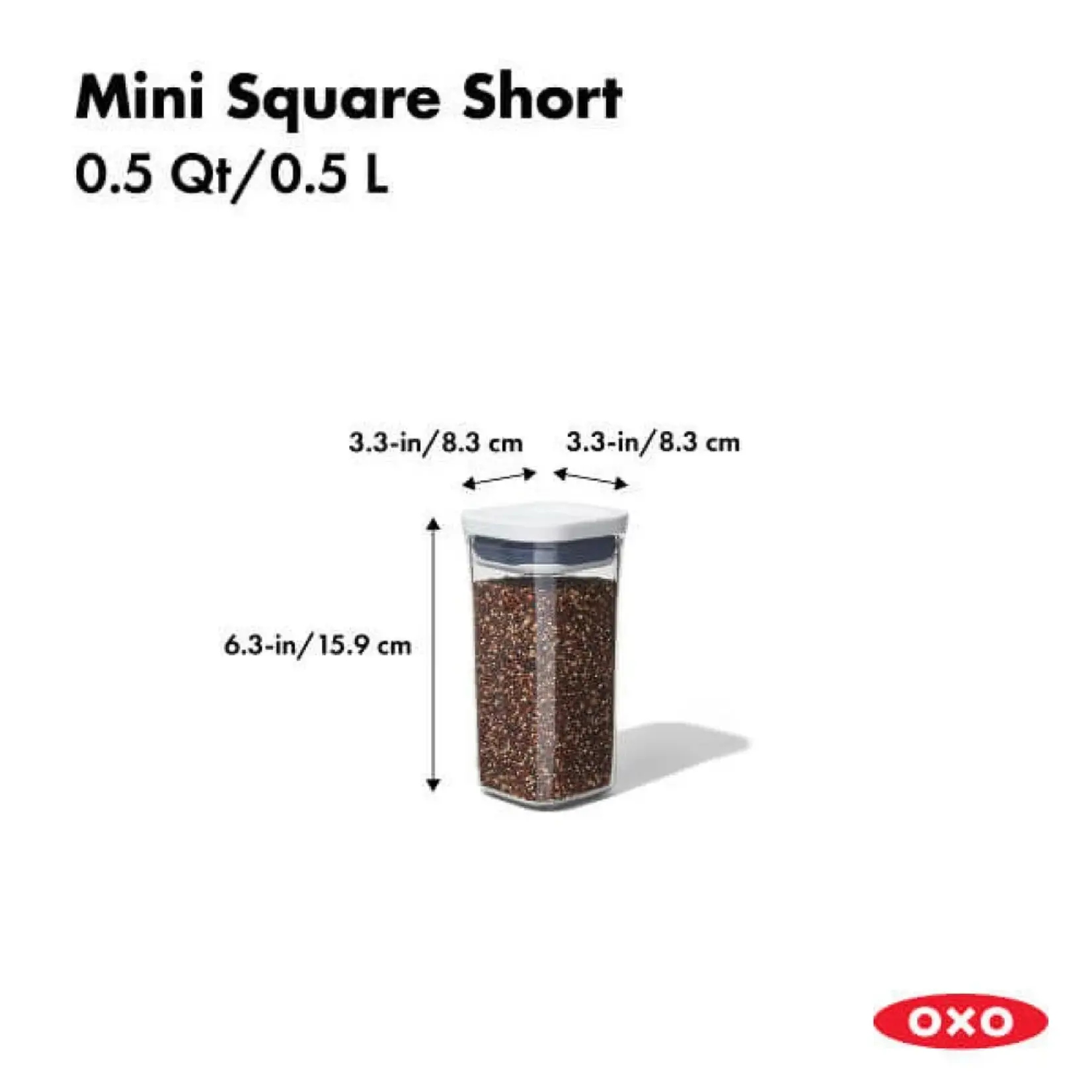 OXO OXO Pop Up Container Mini Square .2L
