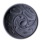 PANABO CORRINE HUNT Eagle Orca Round Platter - Large