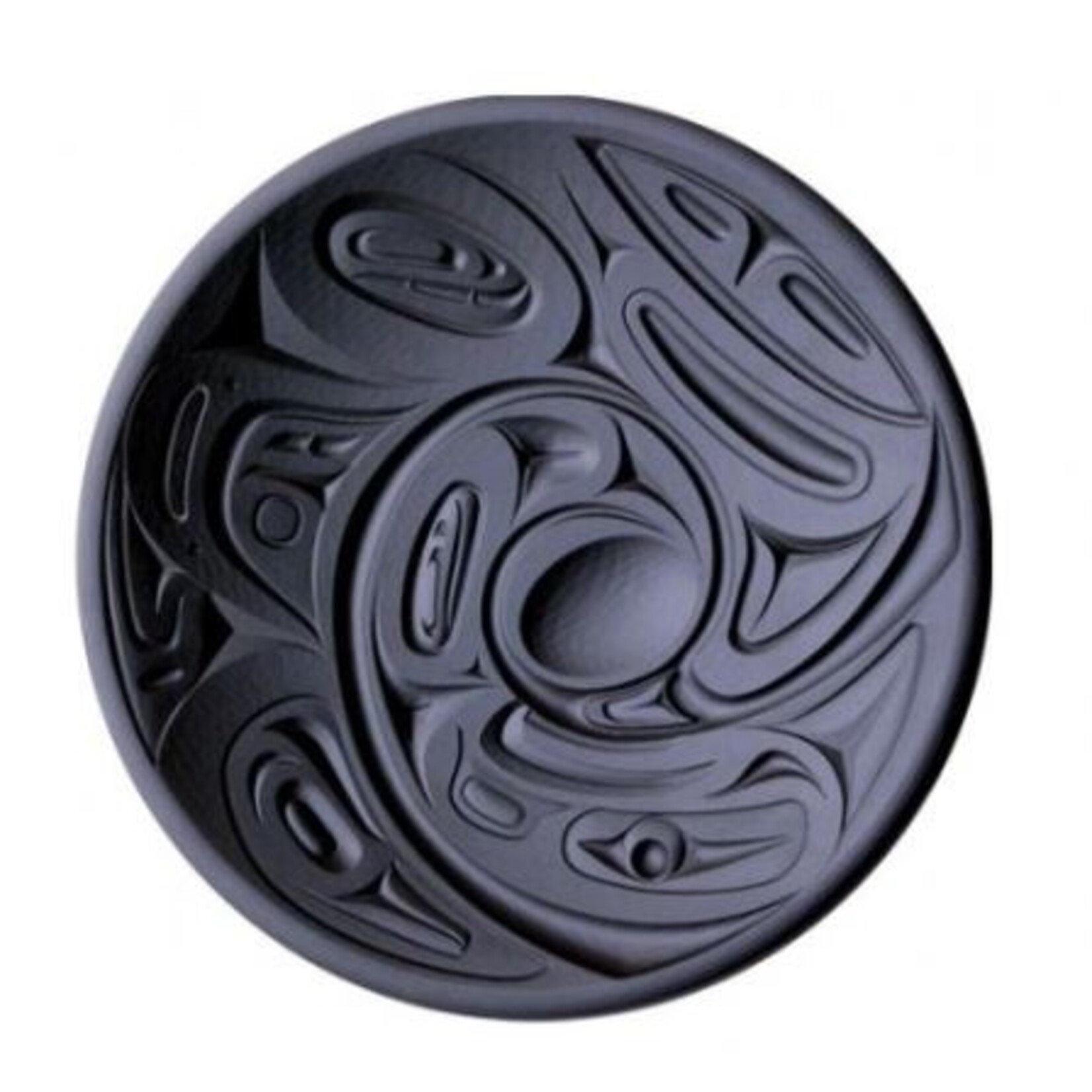 PANABO CORRINE HUNT Eagle Orca Round Platter - Large