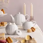 PRICE & KENSINGTON PRICE & KENSINGTON Luxe Cream & Sugar Set - White