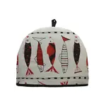 RAIN GOOSE RAIN GOOSE Vertical Fish Tea Cozy - Red