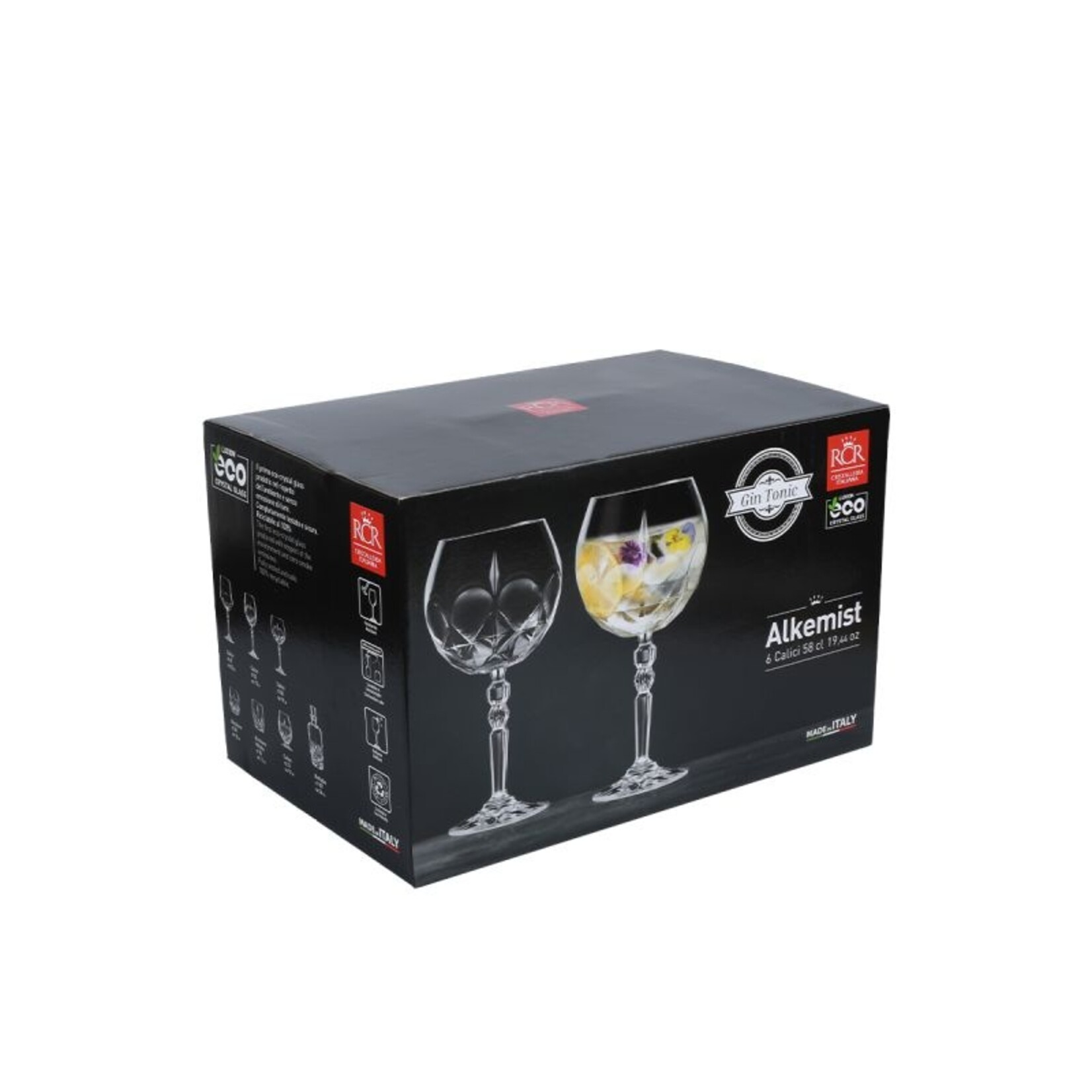 RCR RCR Gin & Tonic Glass (580mL) S/6 - Alkemist DISC