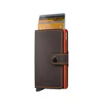 SECRID SECRID Miniwallet Matte - Truffle & Orange
