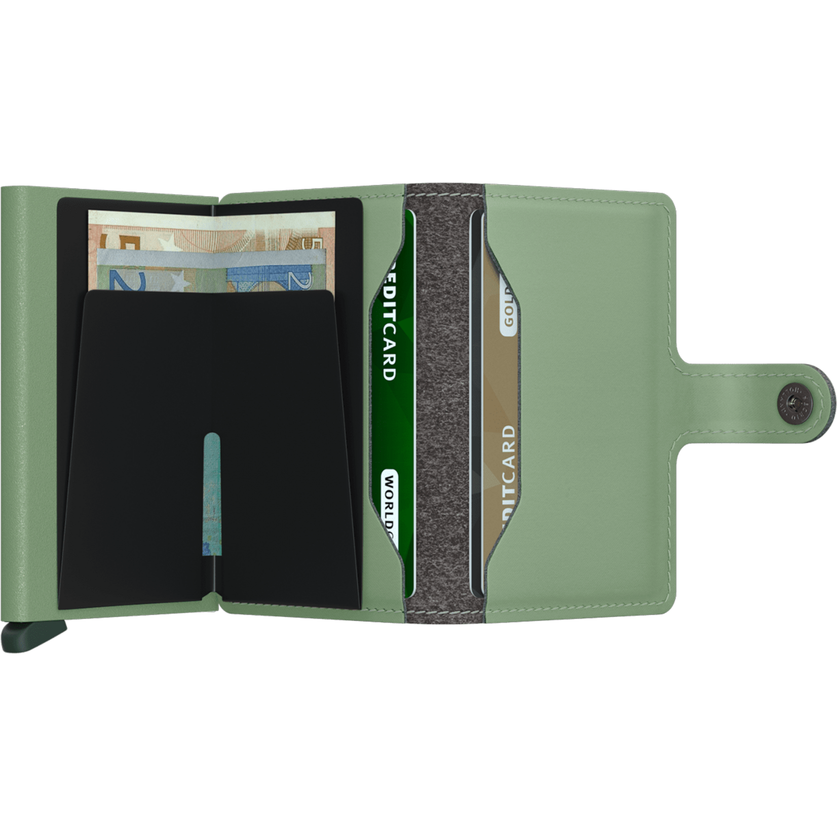 SECRID SECRID Cardslide Yard Powder Miniwallet - Pistachio