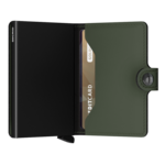 SECRID SECRID Miniwallet Matte - Green+Black