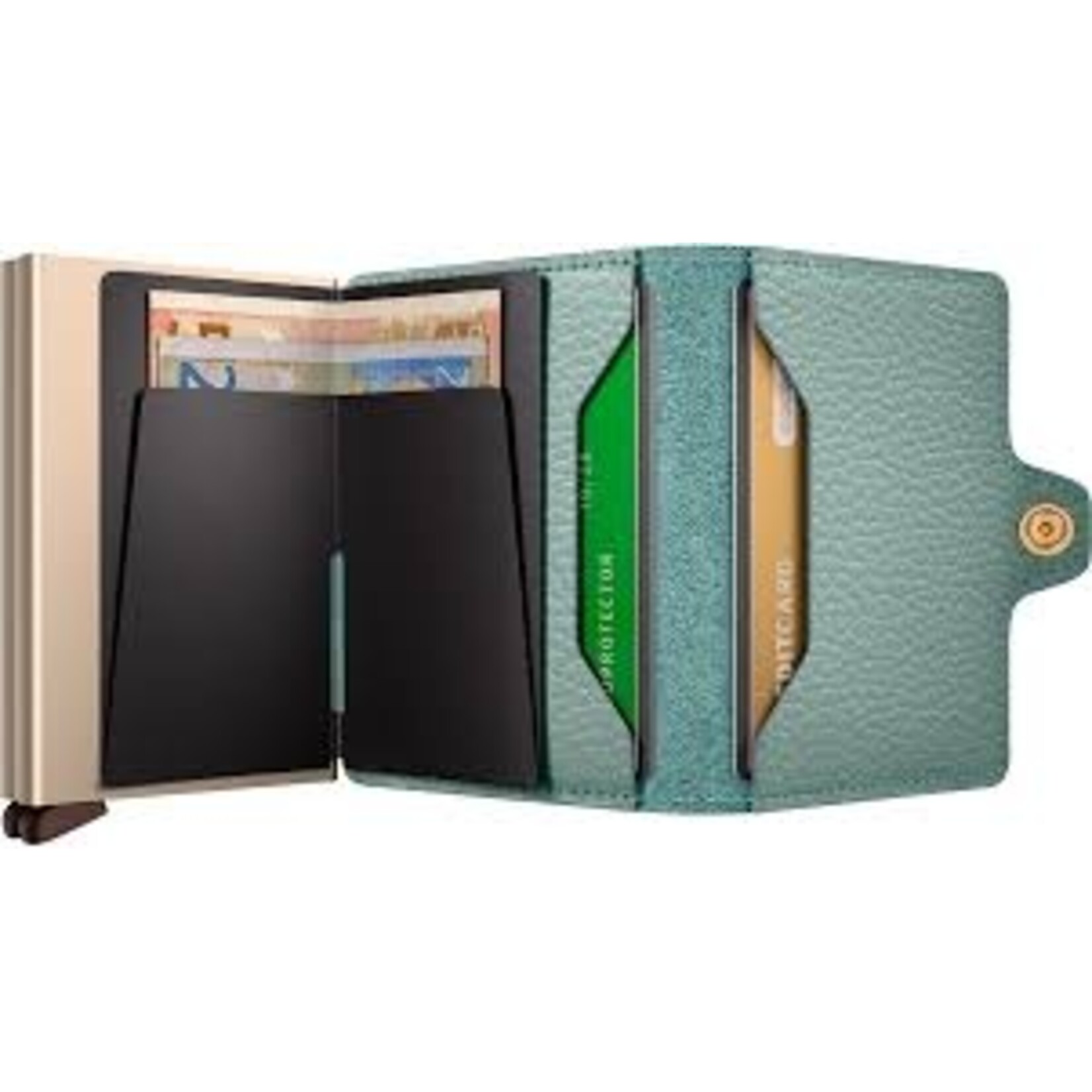 SECRID SECRID Twinwallet Pebble - Sea Green