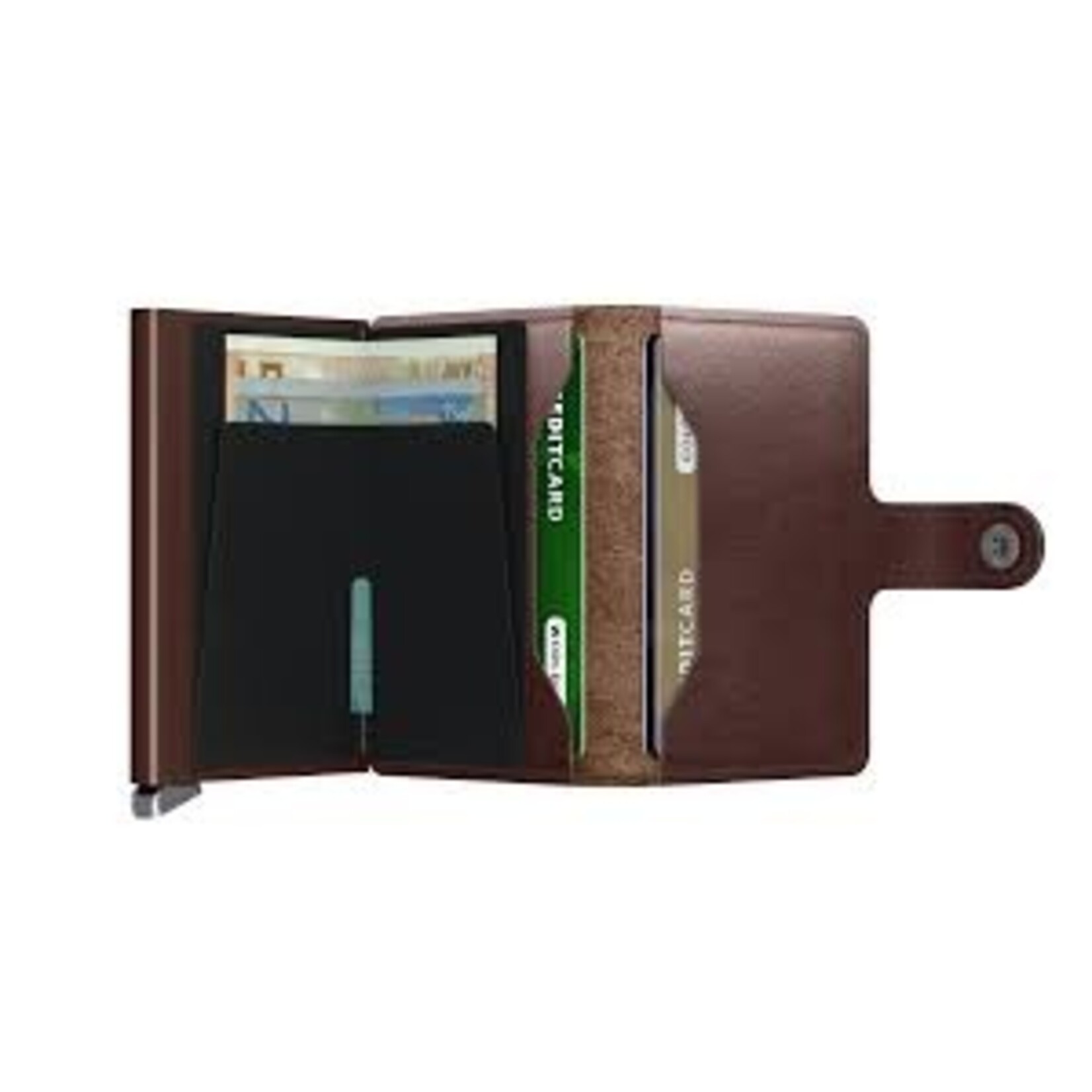 SECRID SECRID Premium Miniwallet Dusk - Dark Brown