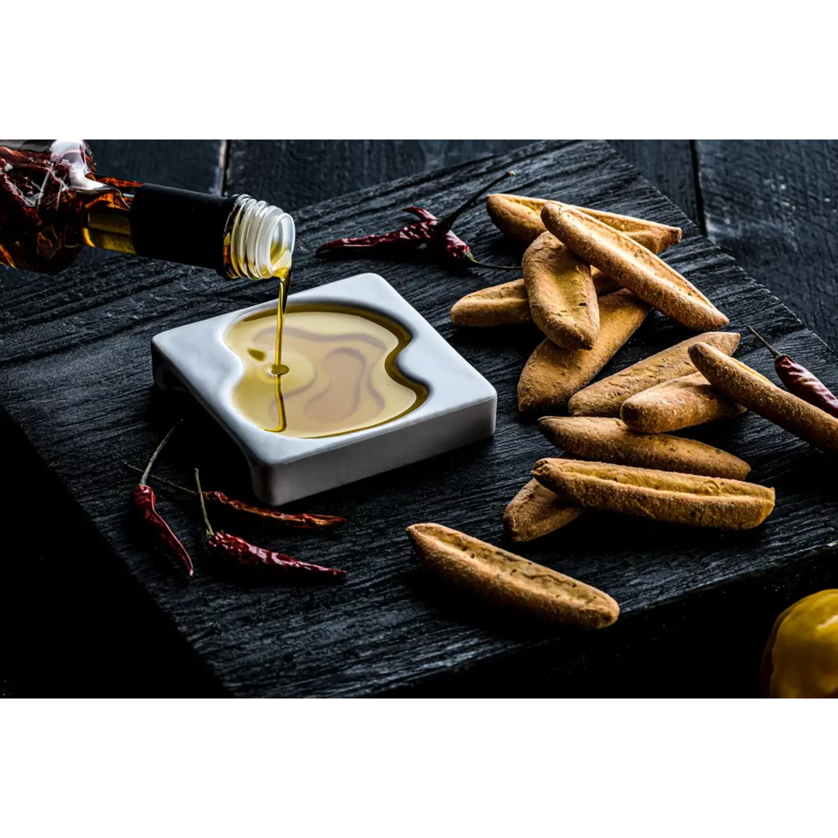 STYLE DE VIE STYLE DE VIE - Olive Oil Dishes Stackable/4pcs