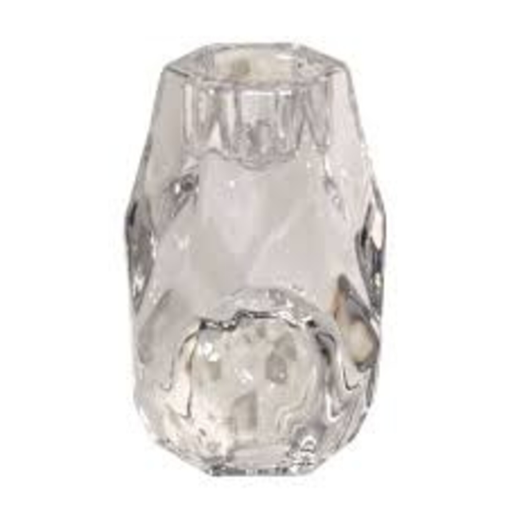 TWILIGHT TWILIGHT Kye Glass Large Candle Holder - Clear