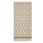 MUD PIE MUD PIE Taupe Printed Dish Towel - Blooms