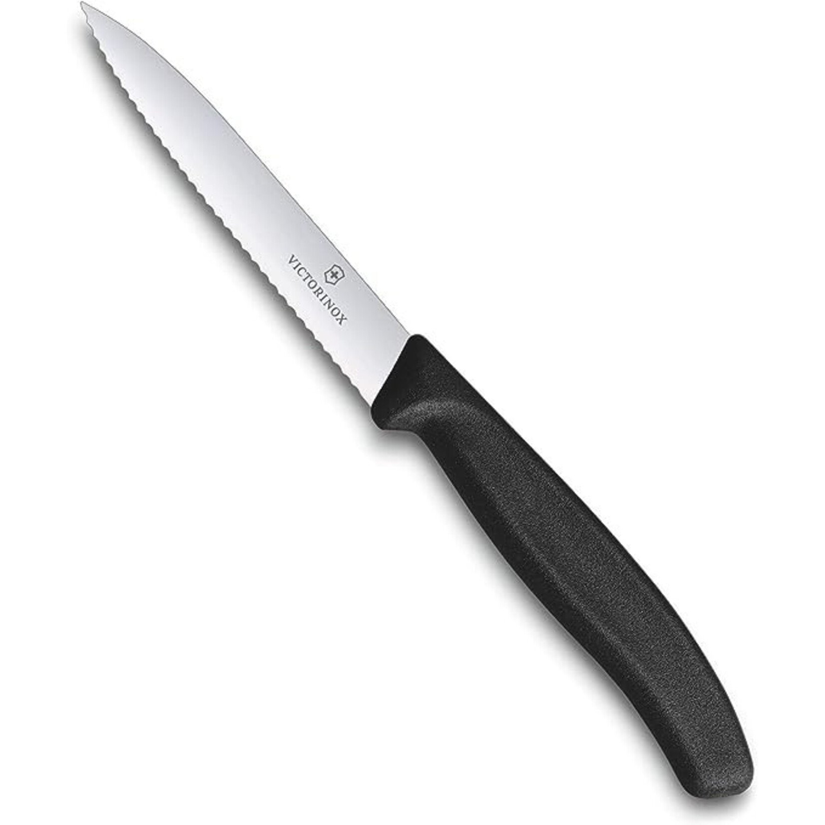 VICTORINOX VICTORINOX Swiss Classic Serrated Paring Knife 4" - Black