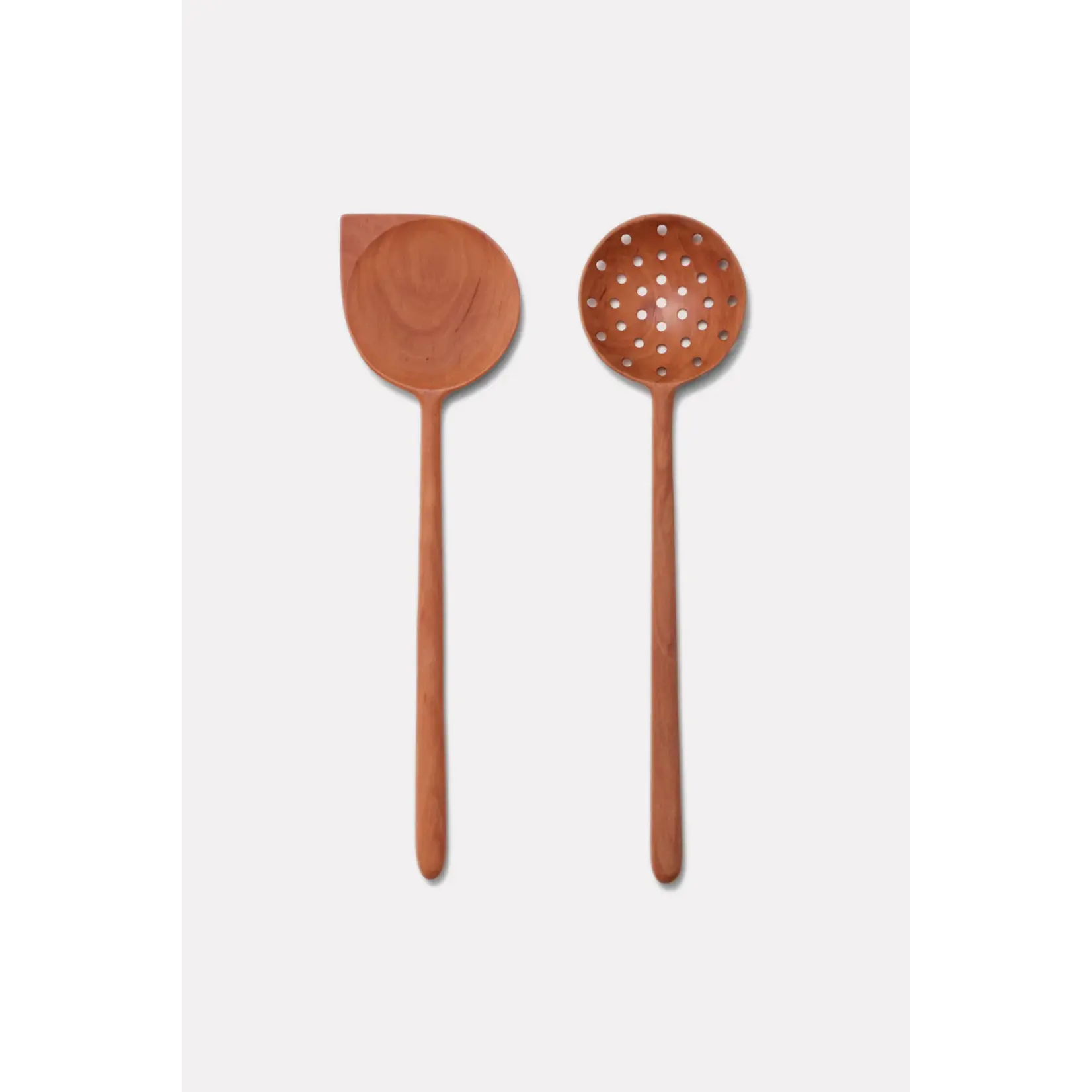 WOODENWARE WOODENWARE Perforated Spoon - 30cm
