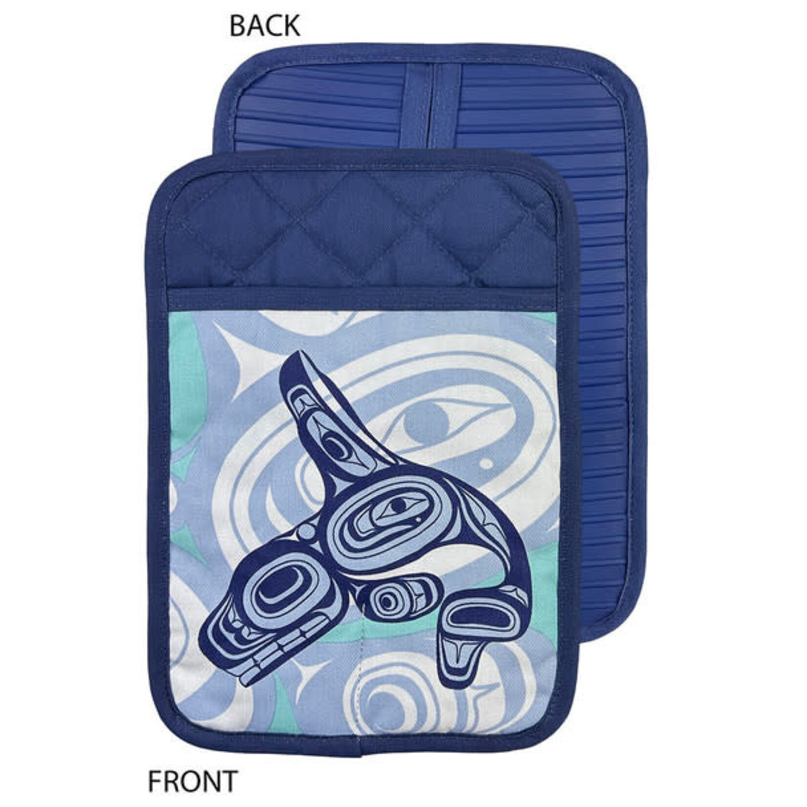 NATIVE NORTHWEST Silicone Potholder - Whale