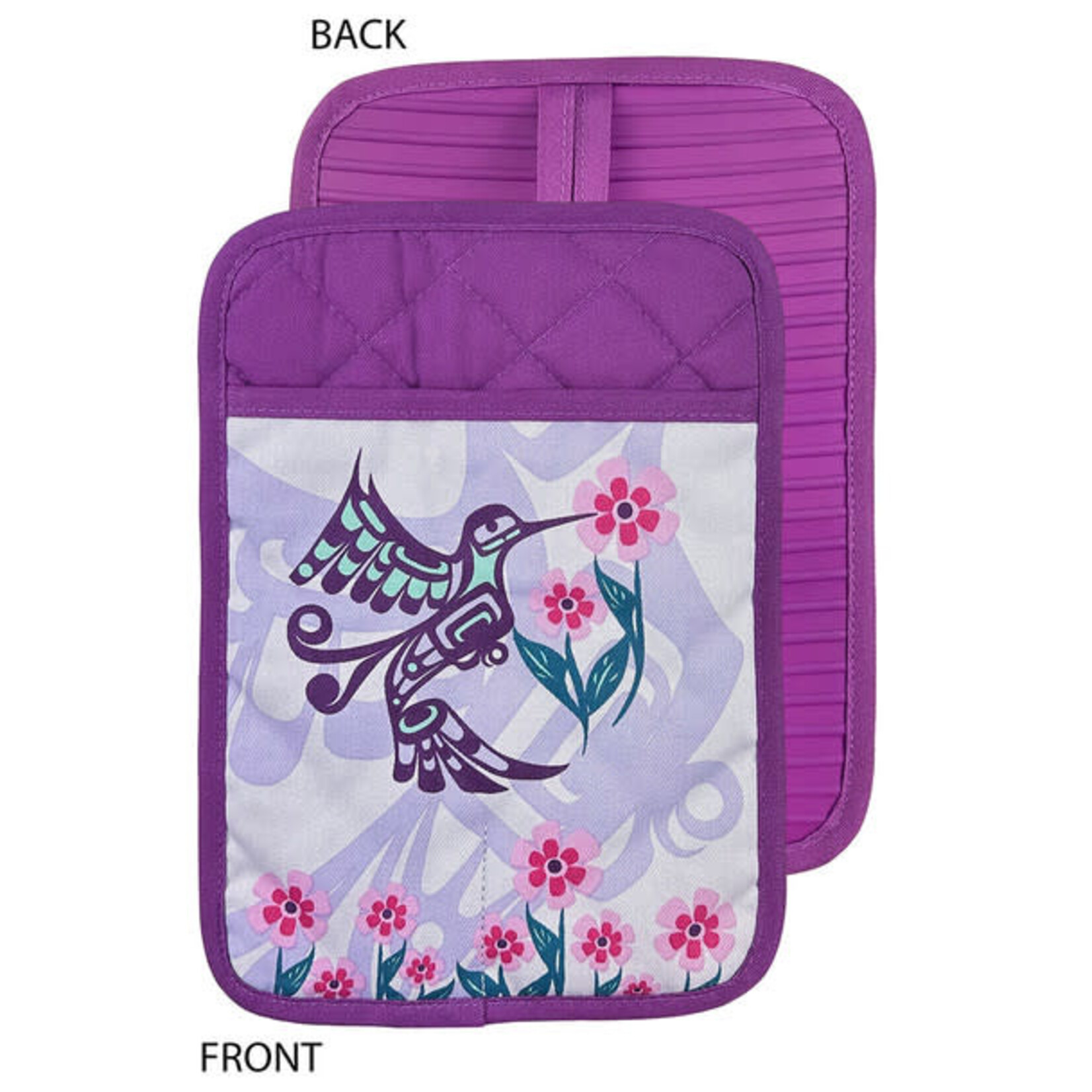 NATIVE NORTHWEST NATIVE NORTHWEST Silicone Potholder - Hummingbird