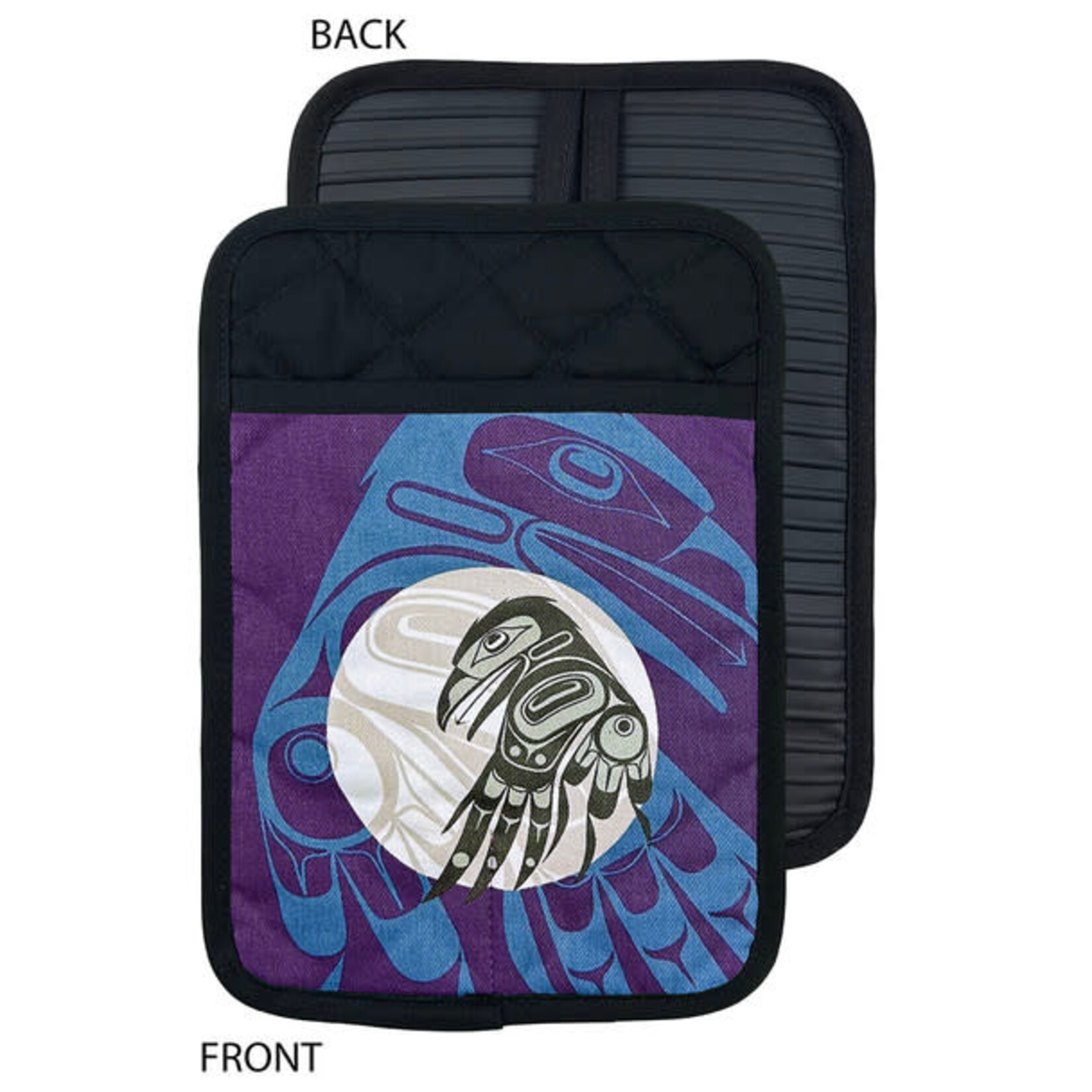 NATIVE NORTHWEST Silicone Potholder - Raven Moon