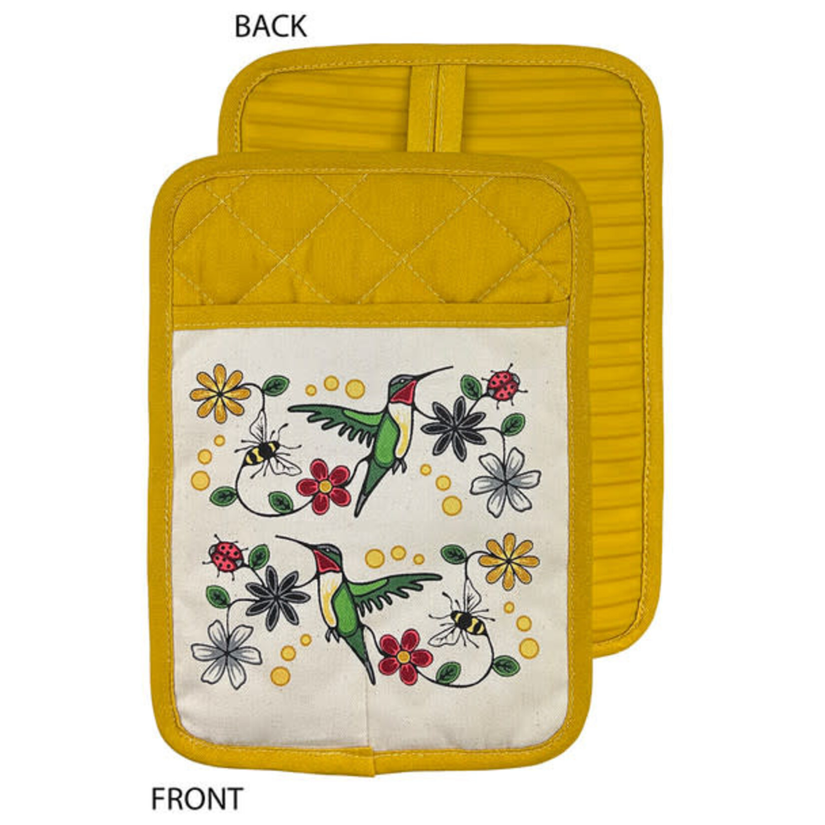 NATIVE NORTHWEST Silicone Potholder - Hummingbird (Nenookaasi)