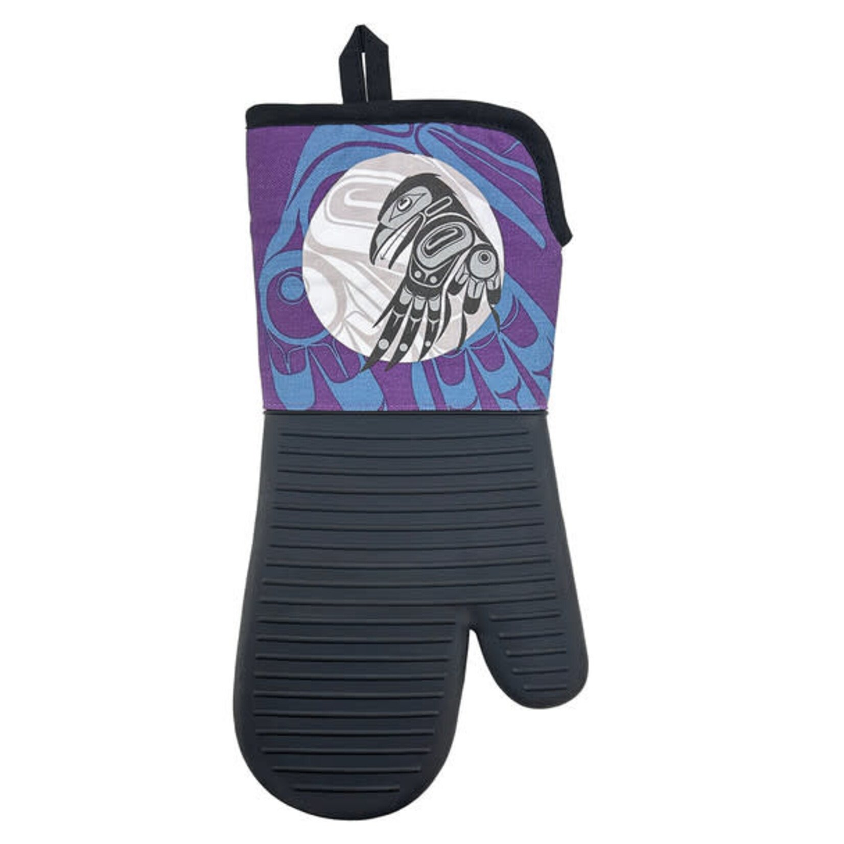 NATIVE NORTHWEST Silicone Oven Mitt - Raven Moon