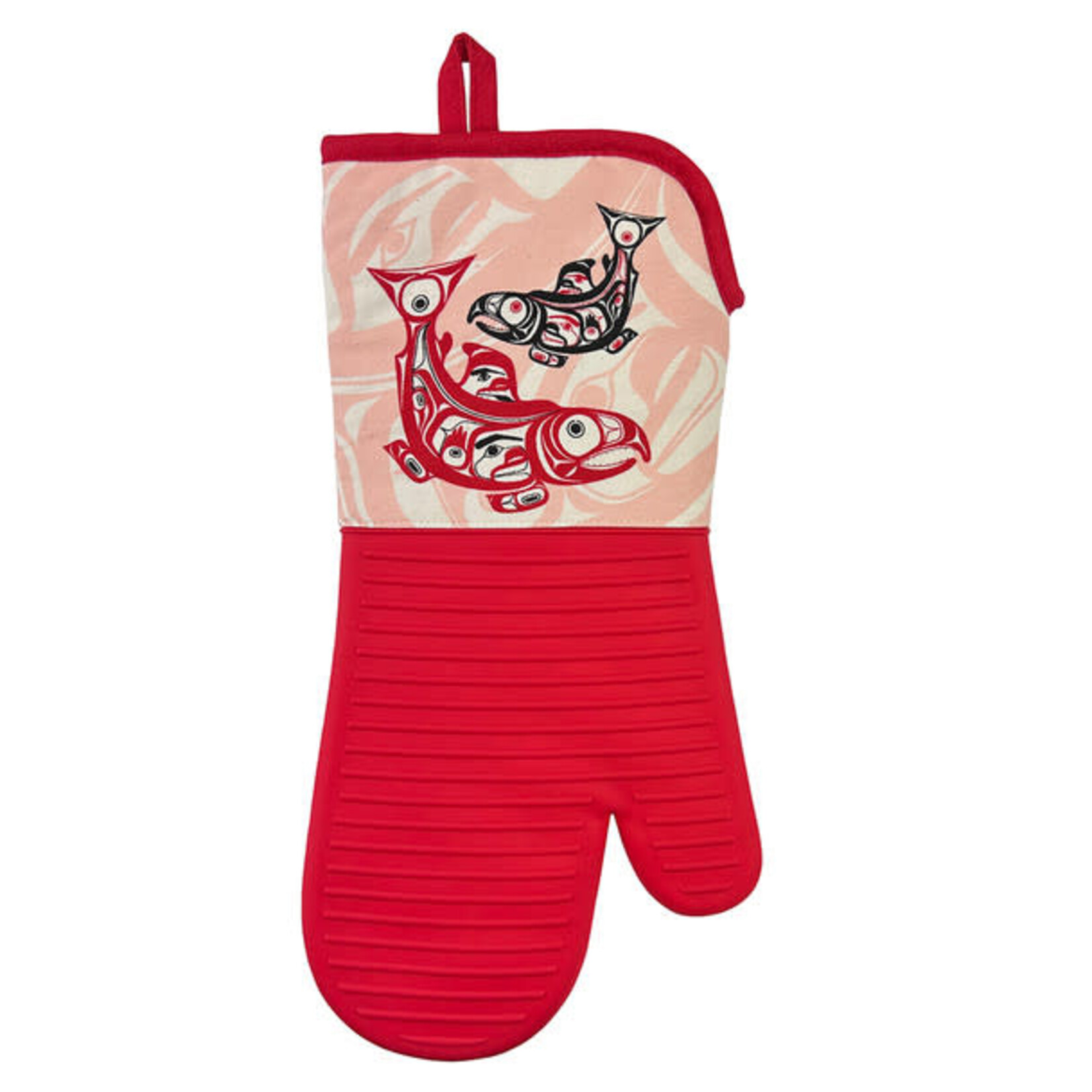 NATIVE NORTHWEST NATIVE NORTHWEST Silicone Oven Mitt - Salmon