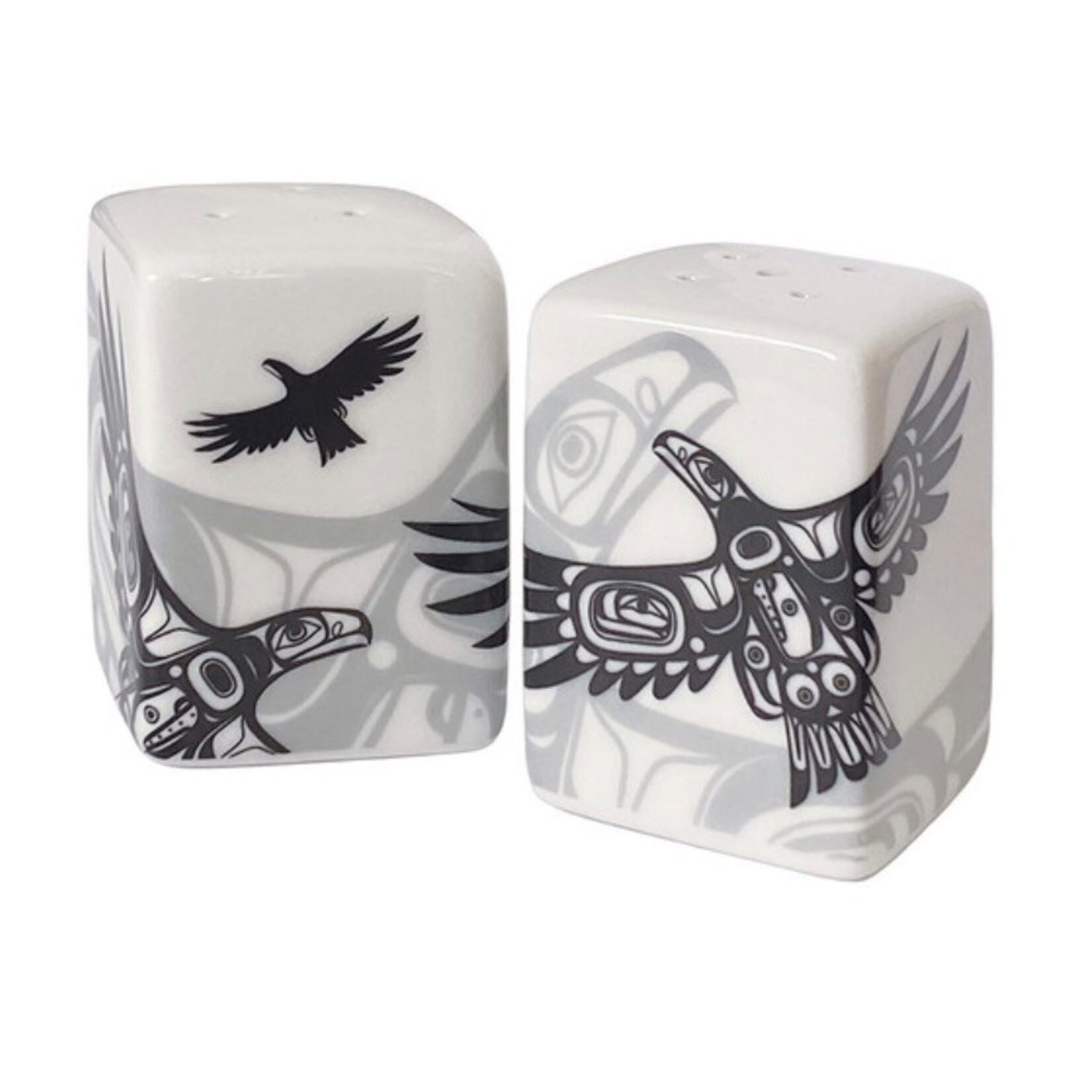 NATIVE NORTHWEST Salt & Pepper Shaker Set - Soaring Eagle