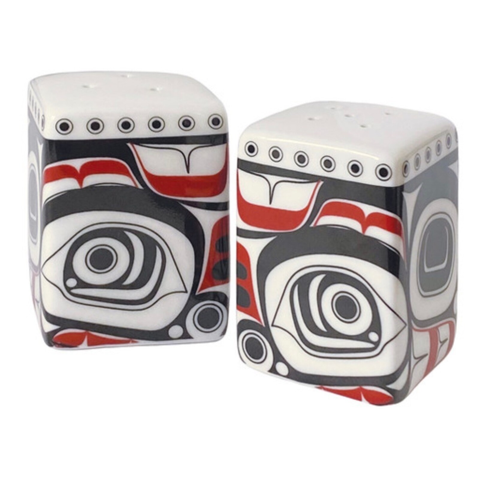 NATIVE NORTHWEST Salt & Pepper Shaker Set - Matriarch Bear