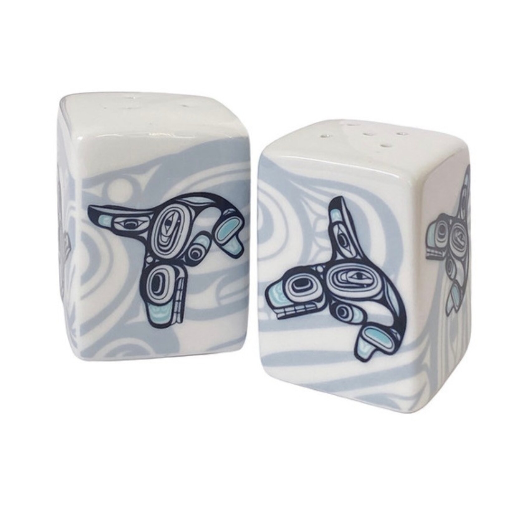 NATIVE NORTHWEST Salt & Pepper Shaker Set - Whale