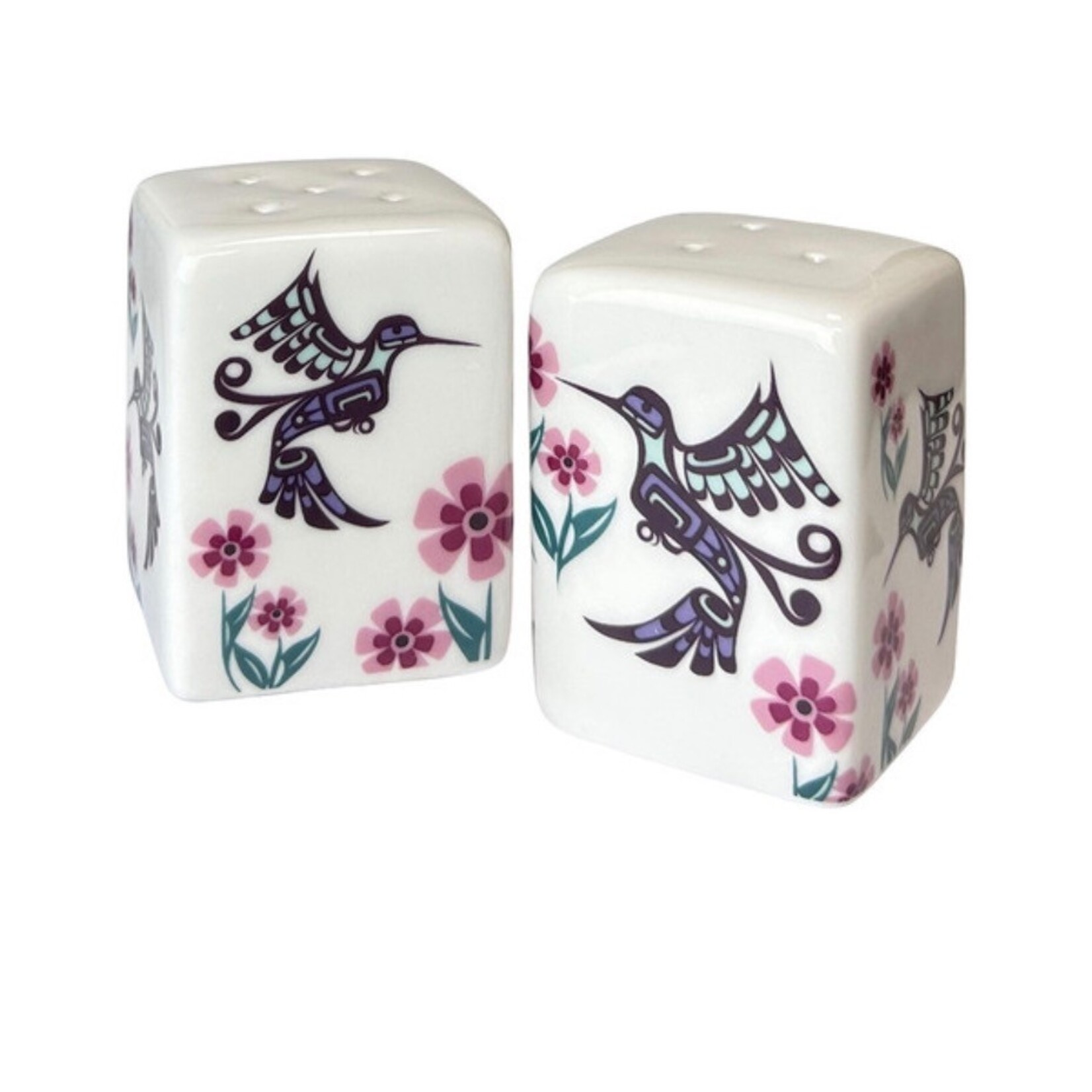 NATIVE NORTHWEST Salt & Pepper Shaker Set - Hummingbird