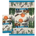 NATIVE NORTHWEST Printed Tea Towel - All My Relatives (Indinawemaaganidag)