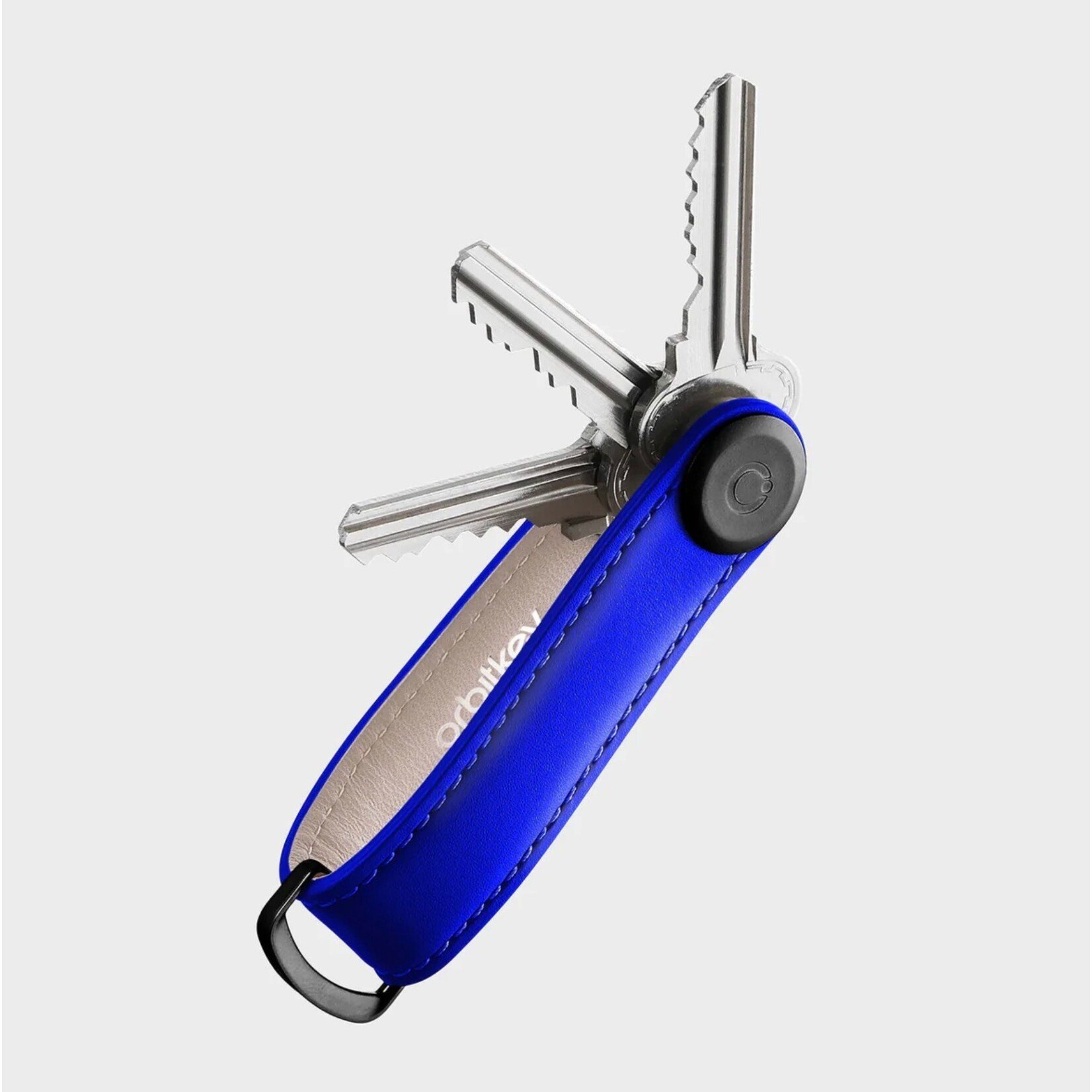 ORBITKEY ORBITKEY Key Organiser Leather - Ultramarine