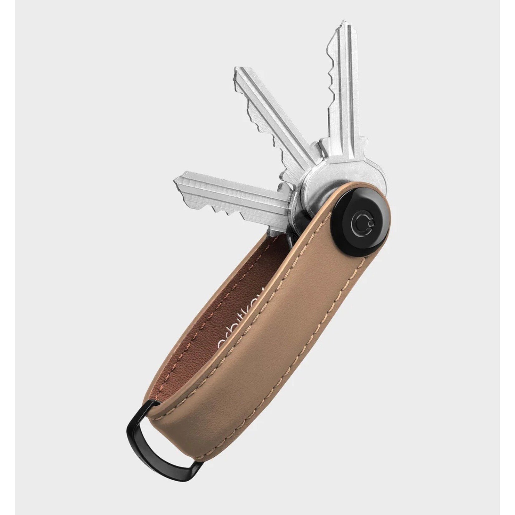 ORBITKEY ORBITKEY Key Organiser Matte Leather - Mocha