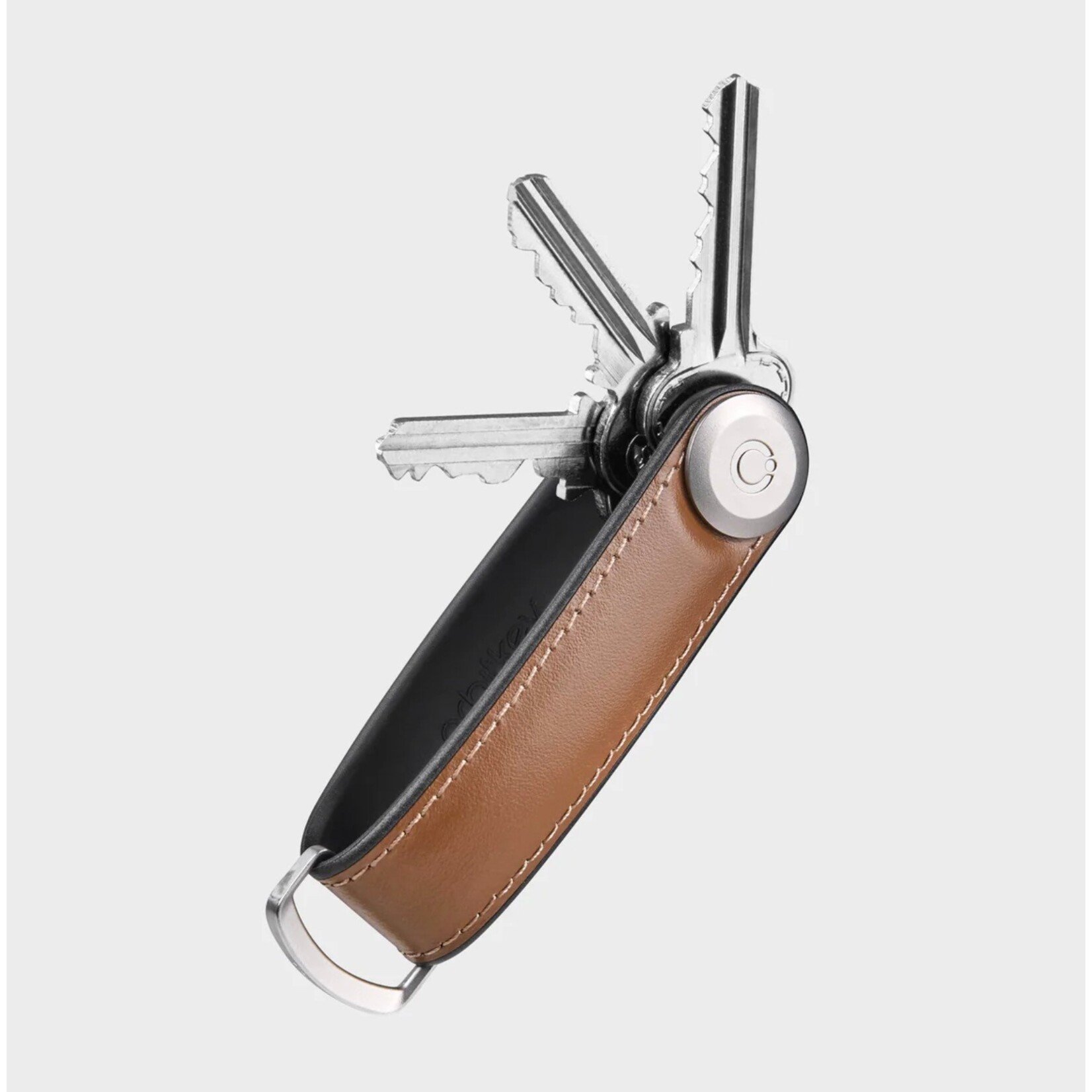 ORBITKEY ORBITKEY Key Organiser Hybrid Leather - Acorn