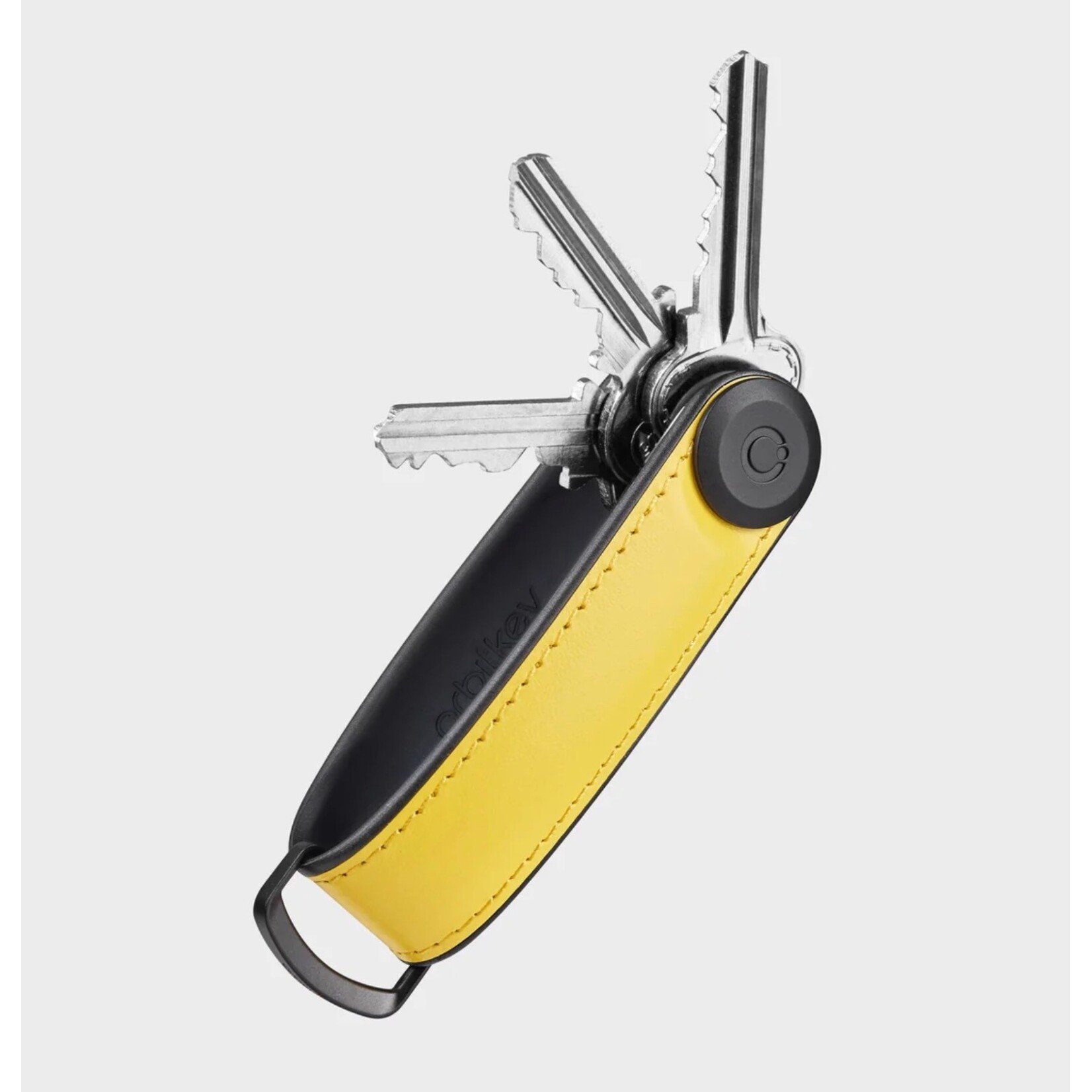 ORBITKEY ORBITKEY Key Organiser Hybrid Leather - Solar Yellow