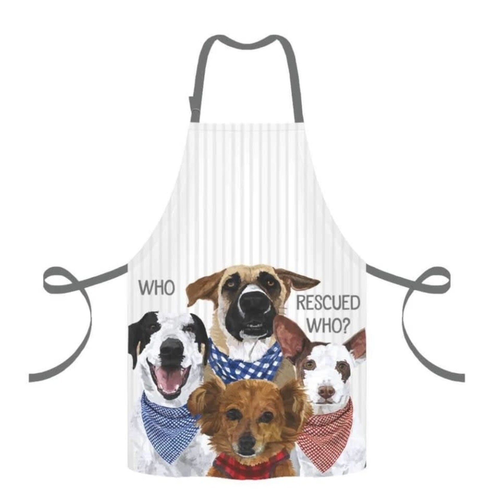 PAPER PRODUCTS DESIGN PAPER PRODUCTS Apron - Who Rescued Who?