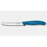 VICTORINOX VICTORINOX Classic Tomato/Table Knife Serrated 4.5'' - Blue
