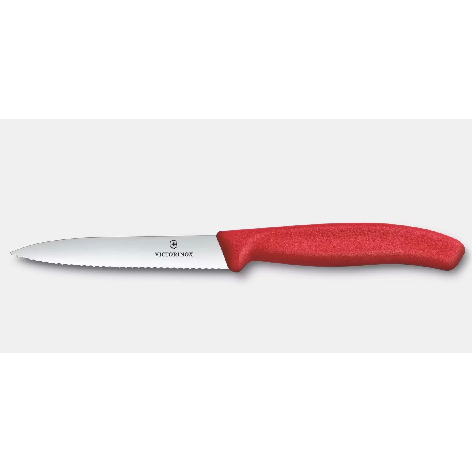 VICTORINOX VICTORINOX Classic Paring Knife Serrated 4'' - Chili Red