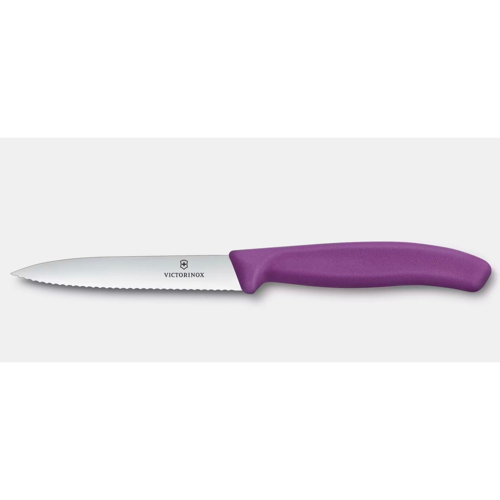 VICTORINOX VICTORINOX Classic Paring Knife Serrated 4'' - Eggplant Purple