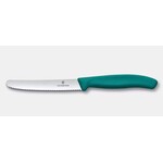 VICTORINOX VICTORINOX Tomato/Table Knife Serrated 4.5'' - Kale Green