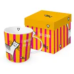 PAPER PRODUCTS DESIGN PAPER PRODUCTS Mug in Gift Box - Impress the Cat Orange