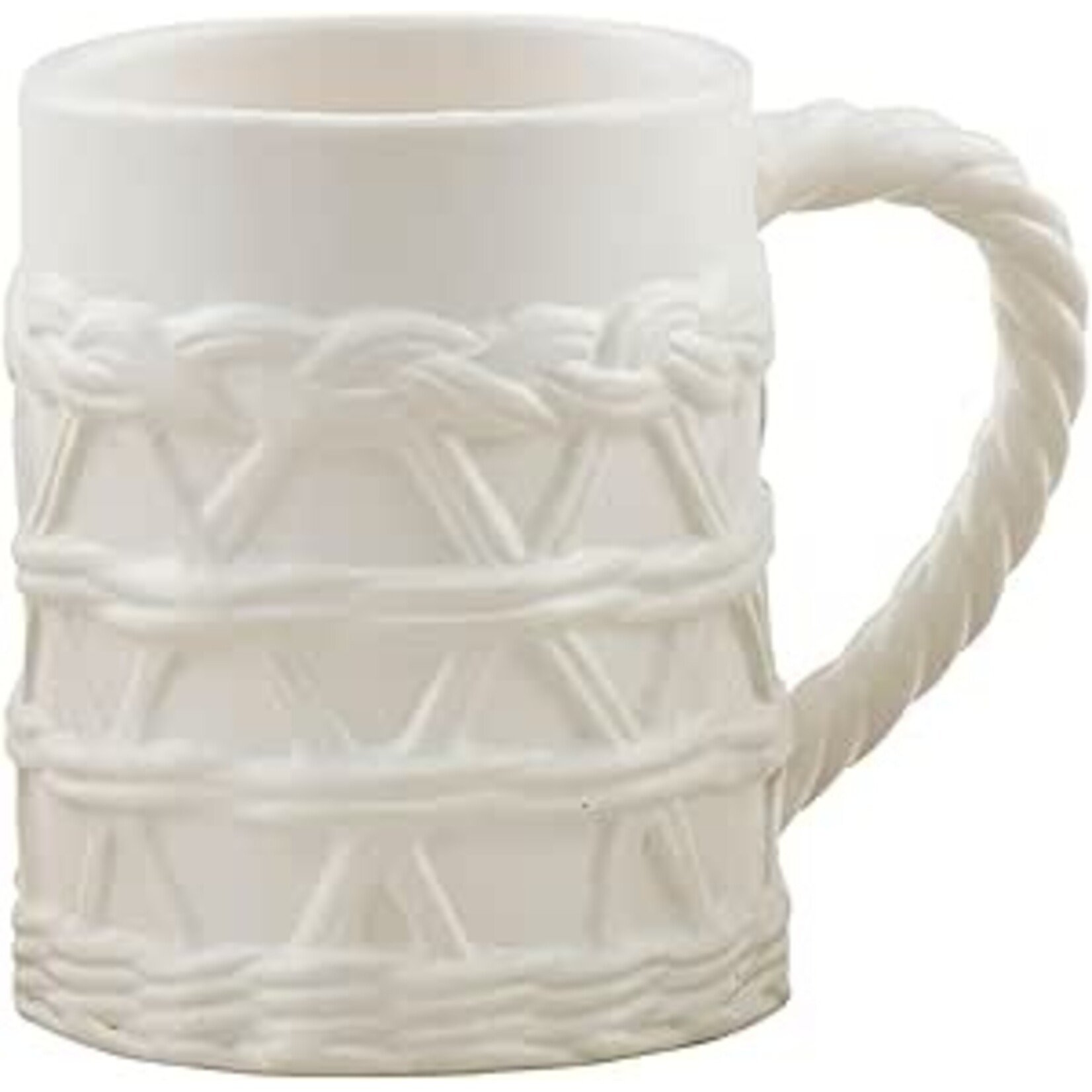MUD PIE MUD PIE Cane Woven Mug