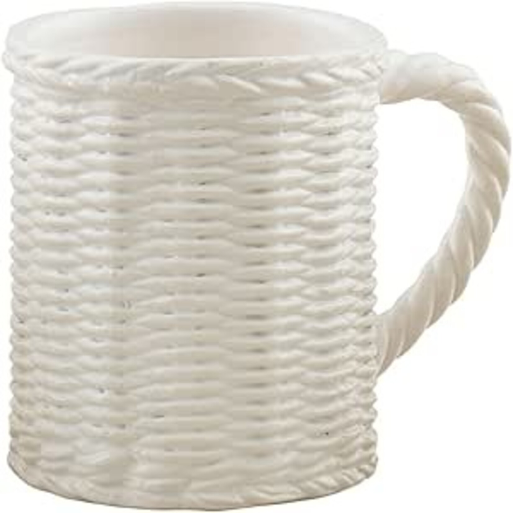 MUD PIE MUD PIE Basket Woven Mug
