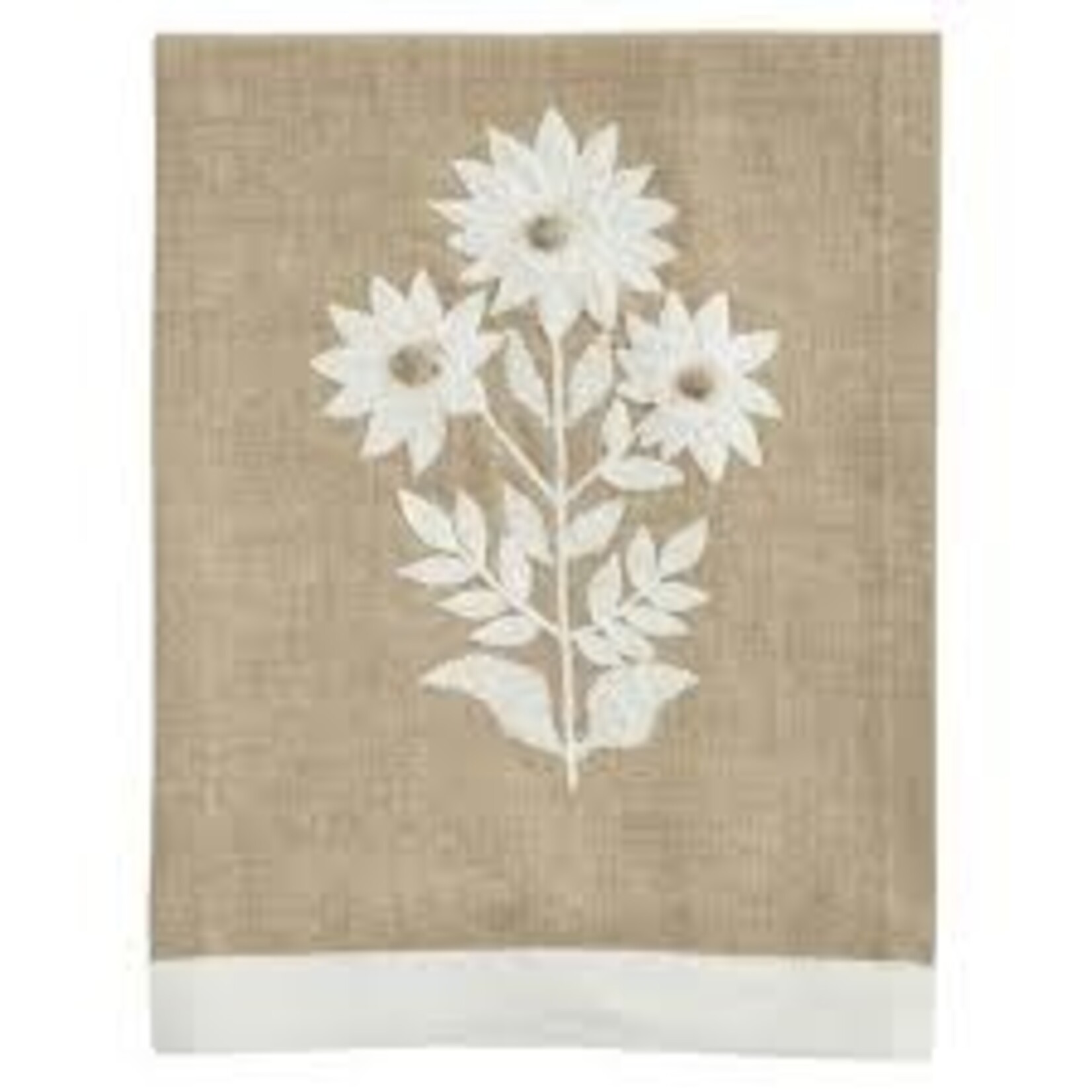 MUD PIE MUD PIE Embroidered Tea Towel - Chambray Floral