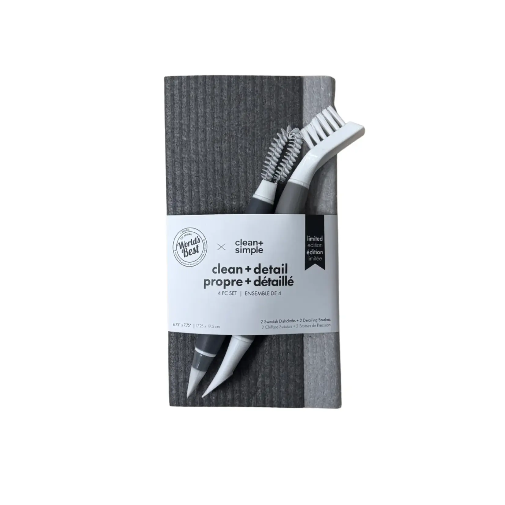 WORLD'S BEST Clean + Detail 4pc Set