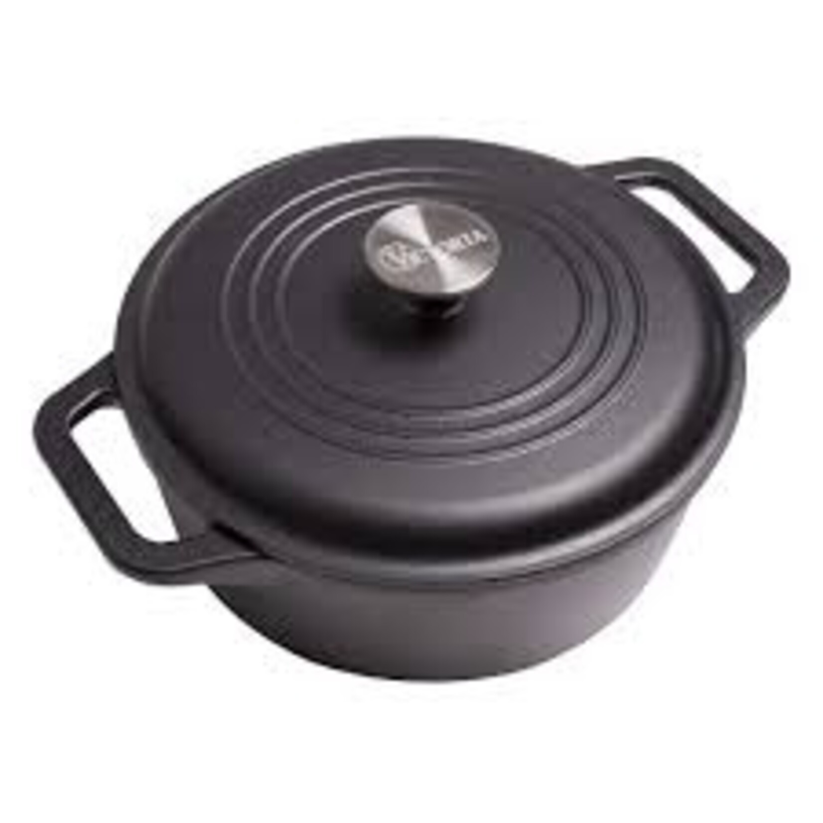 VICTORIA Cast Iron Dutch Oven 3.8L, Seasoned