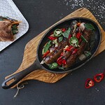 VICTORIA Fajita Skillet, Seasoned